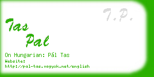 tas pal business card