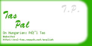 tas pal business card